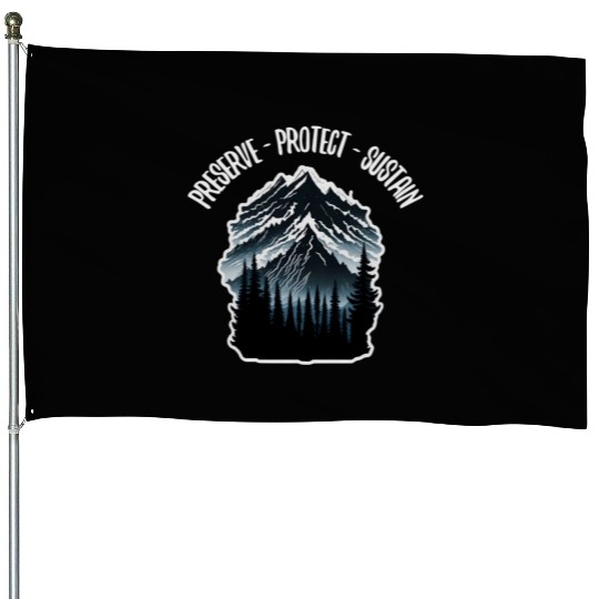 Natur Wildlife Outdoor Forest Camping Hiking House Flags