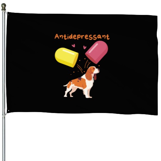 Antidepressant, Cavalier King Charles Spaniel House Flags