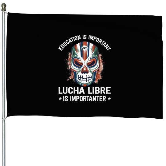 Lucha Libre Mexican Wrestling Mask Luchador House Flags