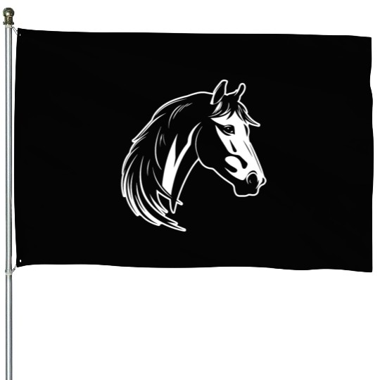 Horse Equine Pony House Flags