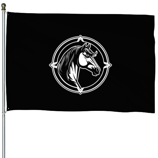 Horse Equine Pony House Flags