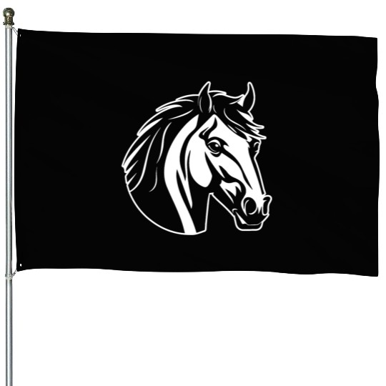 Horse Equine Pony House Flags