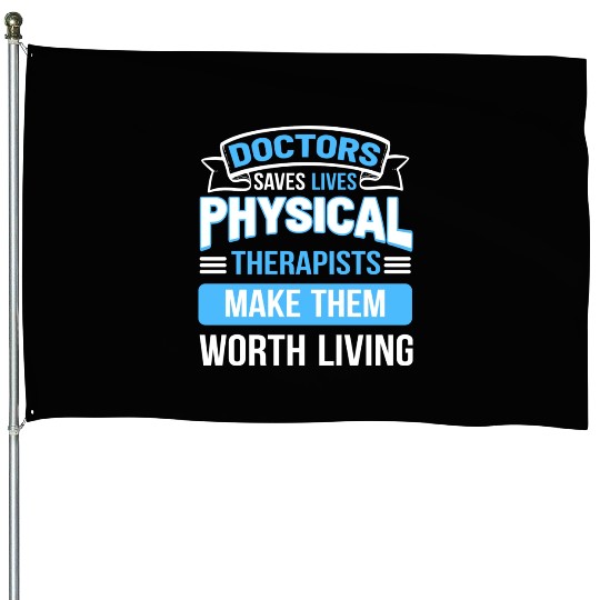 Kinesiologist Physical Therapist Sport Science House Flags