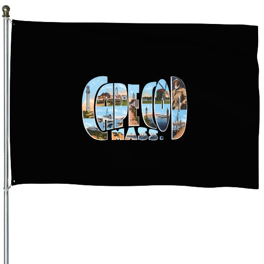 Cape Cod Massachusetts Ma House Flags