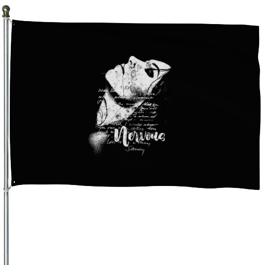 Y2k Aesthetic Grunge - Nervous House Flags