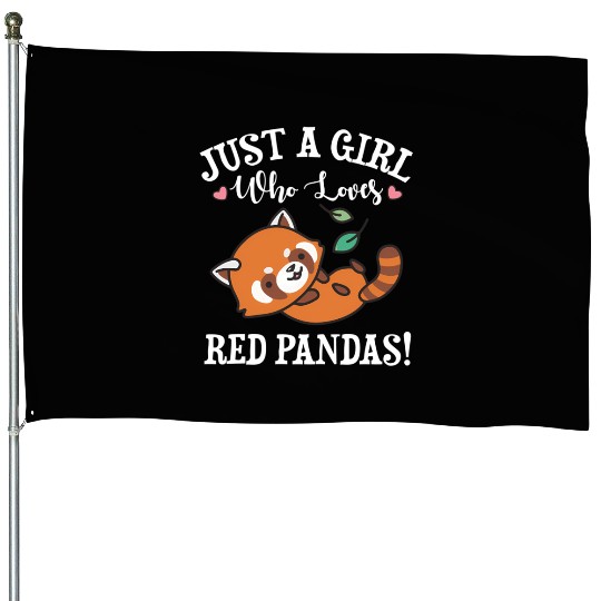 Red Panda House Flags