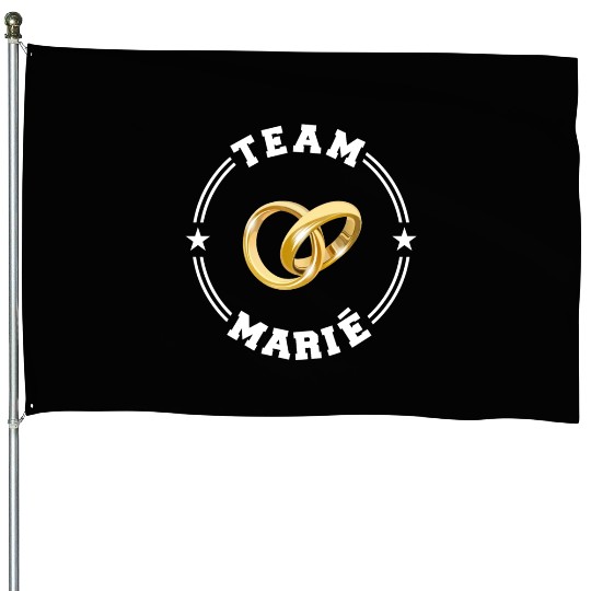 TEAM MARIE College Round W House Flags