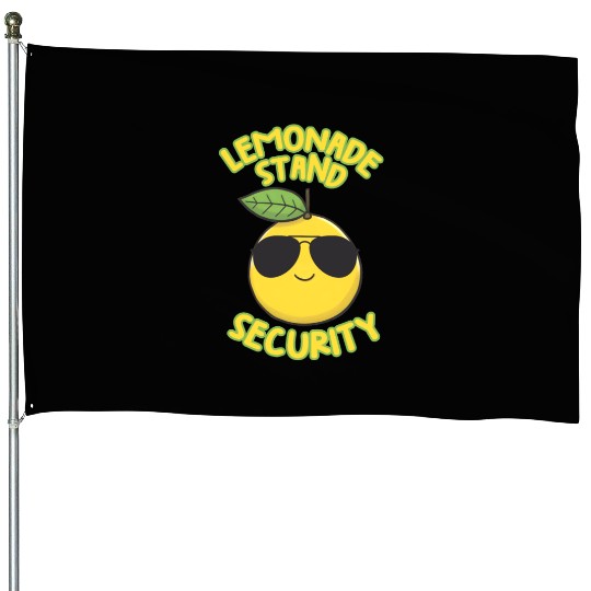 Lemonade Stand Security Cute Lemon Summer House Flags