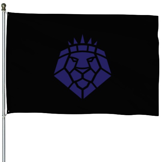 Lion Royal hippie House Flags