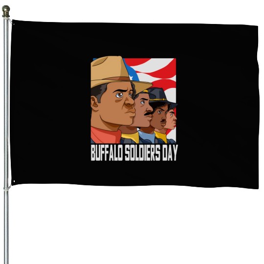 National Buffalo Soldiers Day July 28Th Patriotic House Flags
