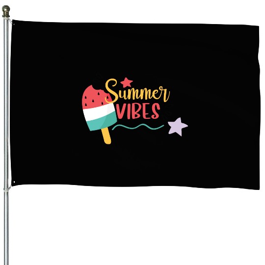 Summer Vibes House Flags