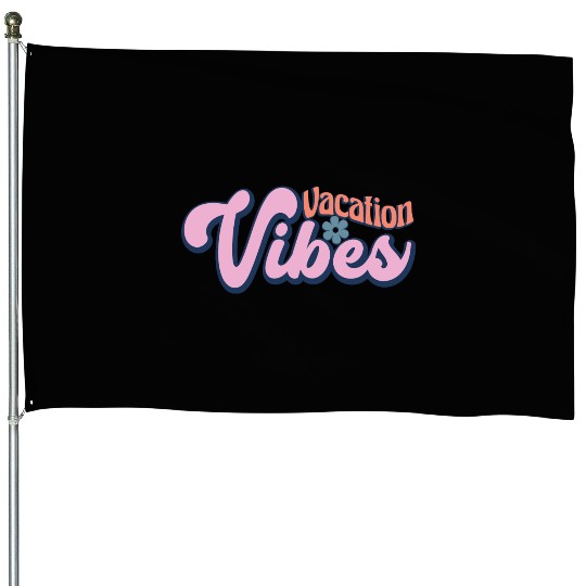 Summer Vibes House Flags