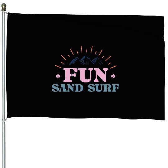 Summer Fun House Flags
