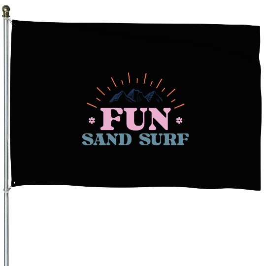 Summer Fun House Flags