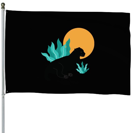 Sunday Chillout With Black Panther House Flags