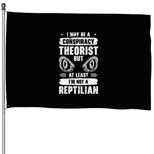 Lizard Reptilian Agenda Conspiracy Theory House Flags