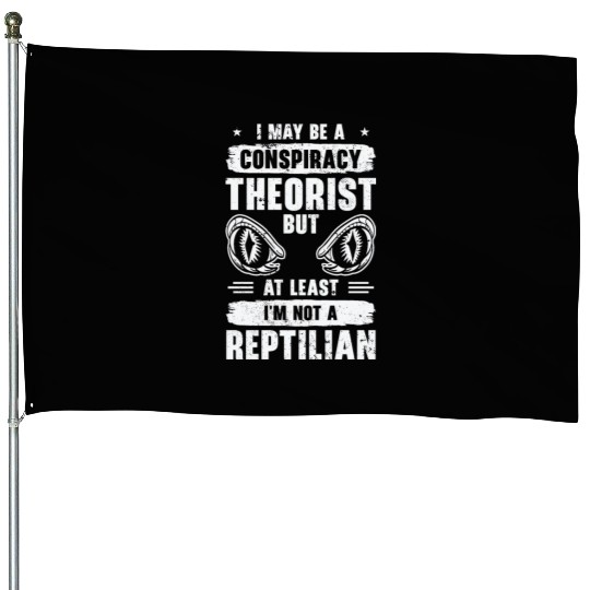 Lizard Reptilian Agenda Conspiracy Theory House Flags