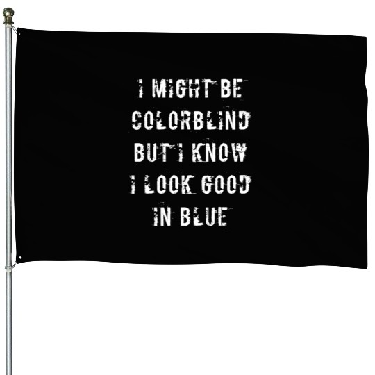 Offensive Adult Humor I Might Be Colorblind But I House Flags