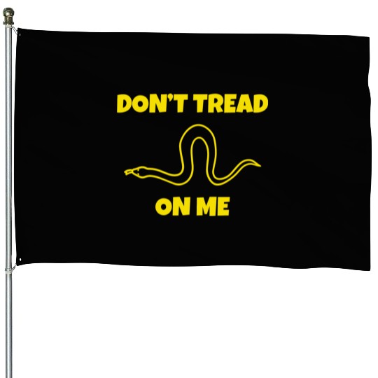 Dont Tread On Me Line Snake House Flags