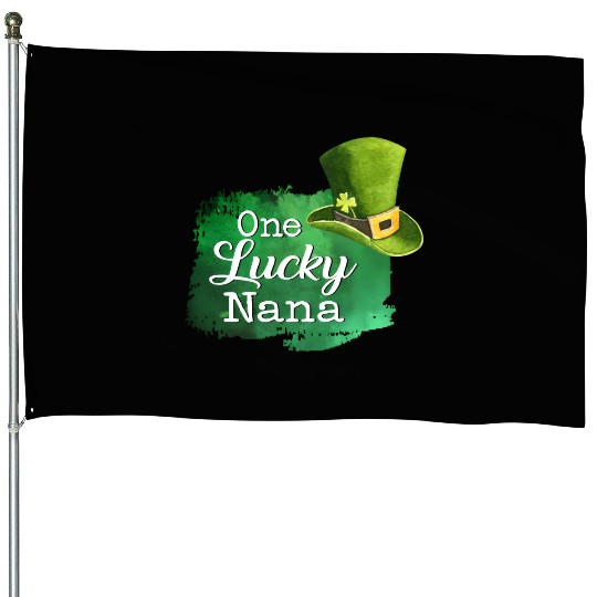 One Lucky Nana Patrick's Day Mother Day For Mom House Flags