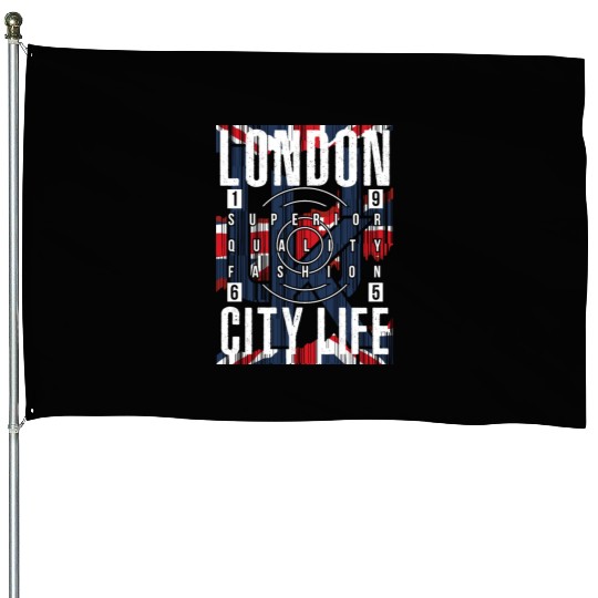 Welcome to London- City life London Gifts House Flags
