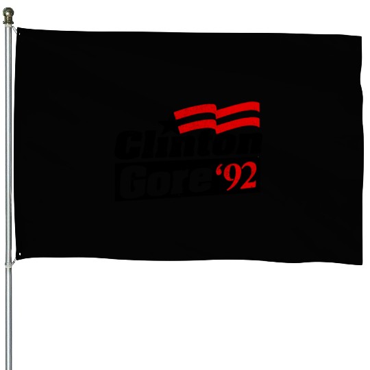 Clinton Gore '92 Bill Clinton President House Flags