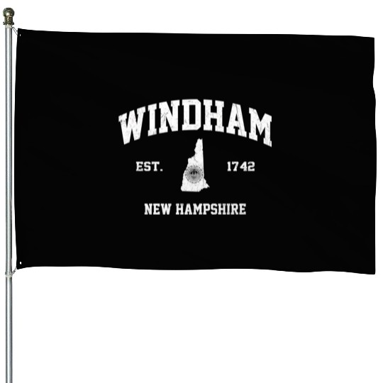Windham New Hampshire Nh State Athletic Style House Flags