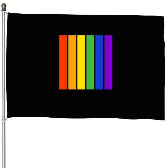 Pride LGBT Love wins, we are queer and proud House Flags