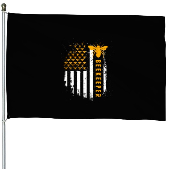 Honey Bee Beekeeping Hive Beekeeper House Flags
