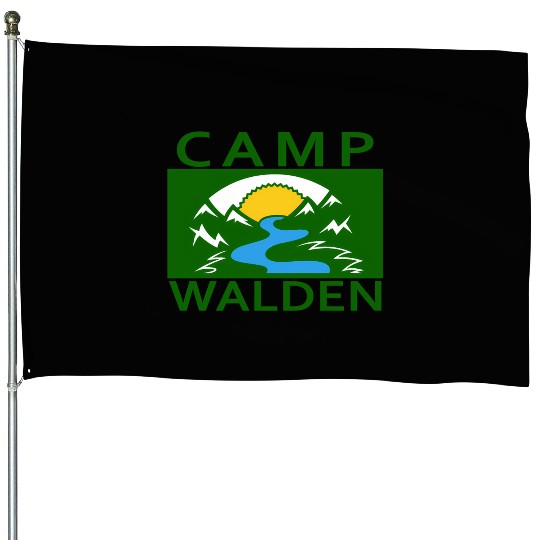 Camp Walden An Adventure A Summer Camp House Flags