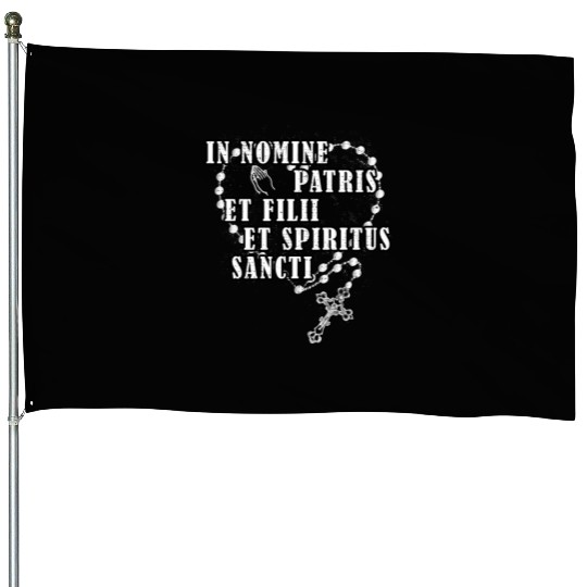 Latin Roman Catholic Rosary Religious Catholic Hol House Flags