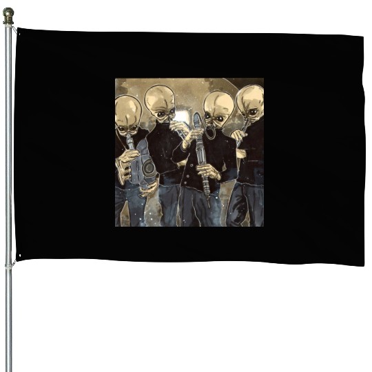 Cantina Band Mos Eisley House Flags