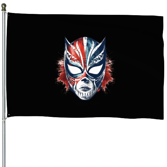 Lucha Libre Mexican Wrestling Mask Luchador House Flags