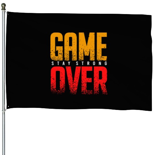 Game over vector House Flags design