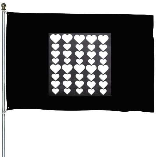 A heart shap House Flags