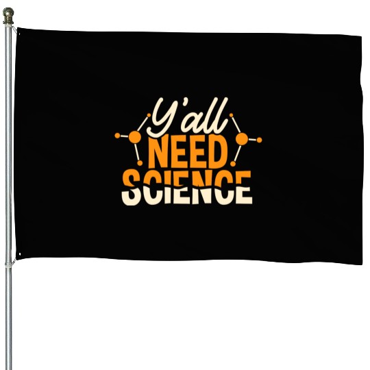 Science Teacher Scientist Chemist Physicist cute House Flags