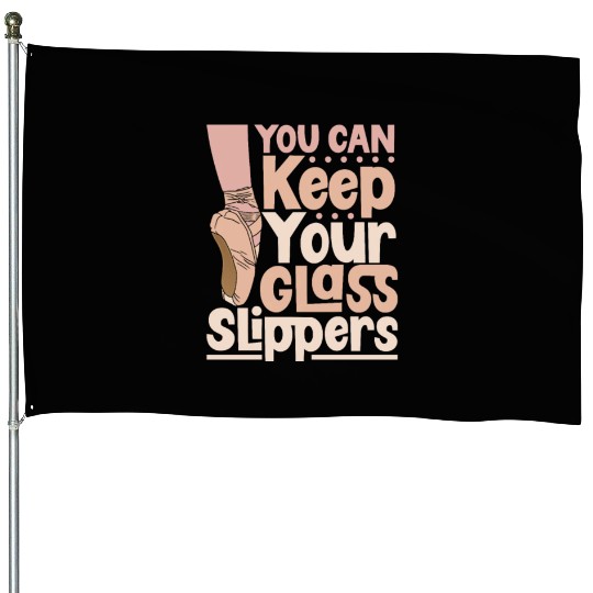 Ballet Ballerina Dance Dancer Dancing Ballet Gift House Flags