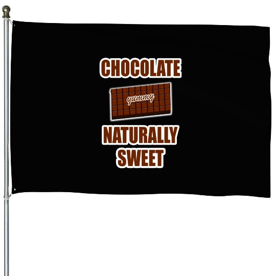 Chocolate Naturally Sweet Bar House Flags