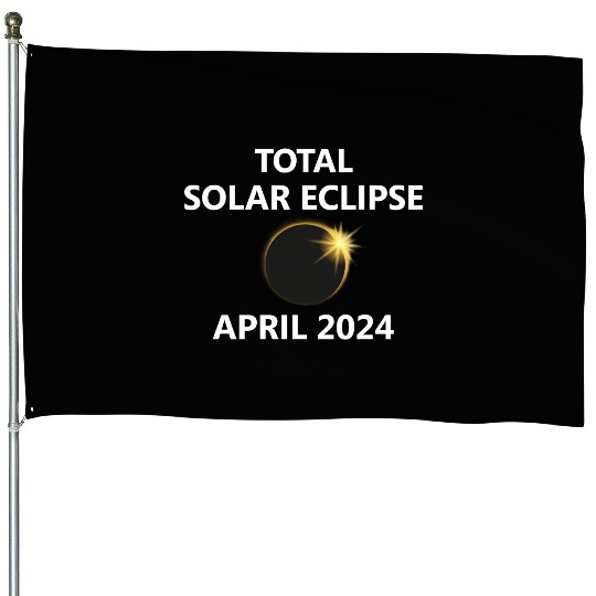 Solar Eclipse 2024 Kentucky Oklahoma Michigan City House Flags