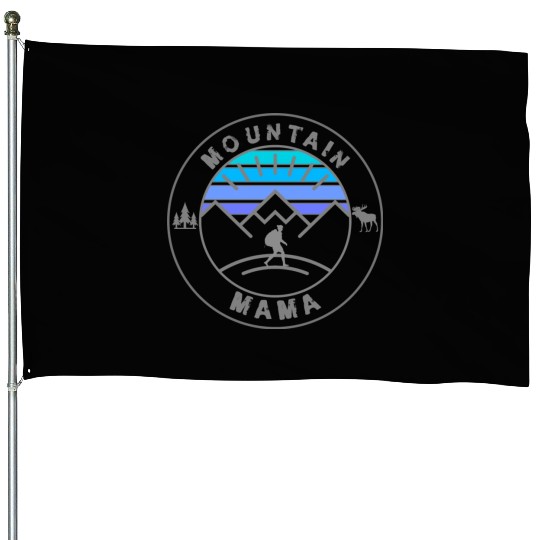 Mountain Mama House Flags