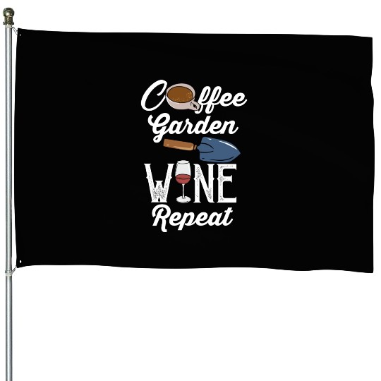 Gardener Garden Gardening House Flags