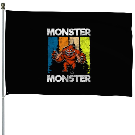 Monster Fright Character Monster Hunter House Flags