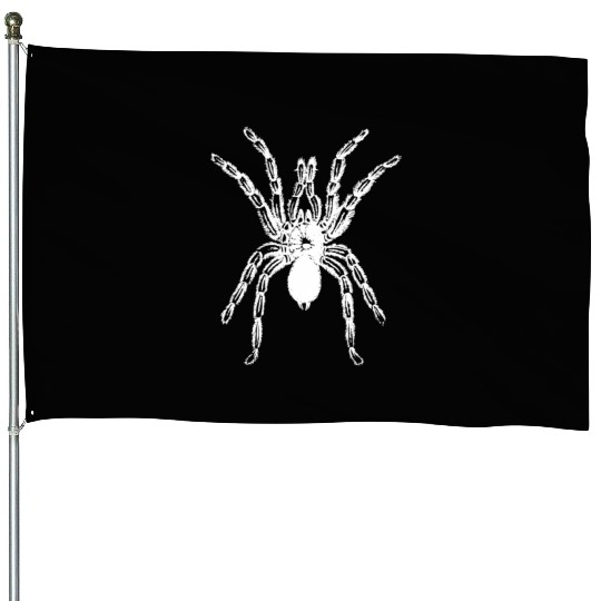 Scary Spider Halloween Tarantula Pet House Flags