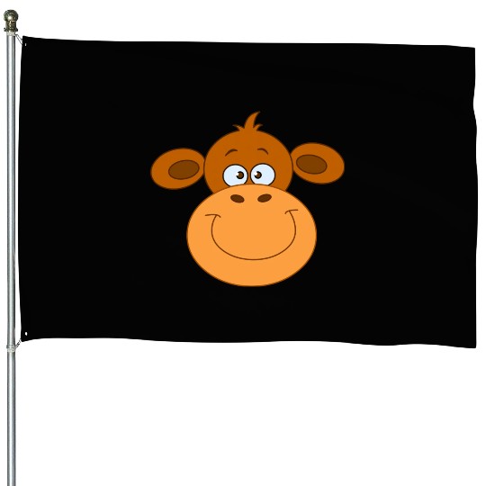 Monkey Face House Flags