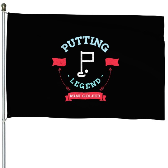 Mini Golf | Miniature Golf | Mini Golfer House Flags