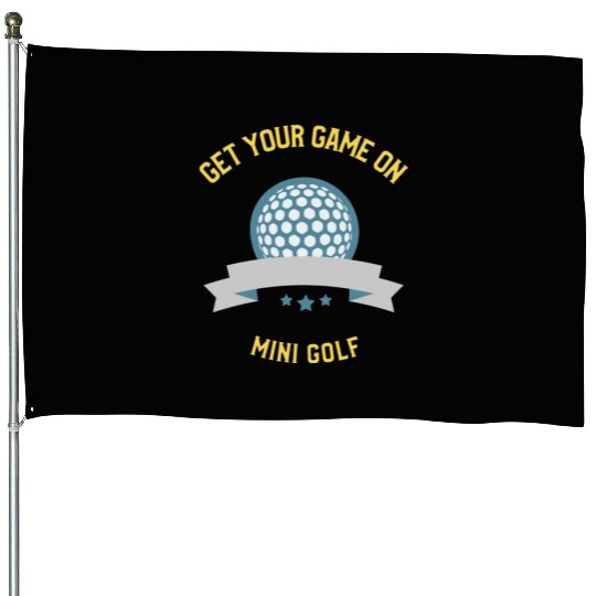 Mini Golf | Miniature Golf | Mini Golfer House Flags