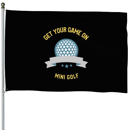 Mini Golf | Miniature Golf | Mini Golfer House Flags