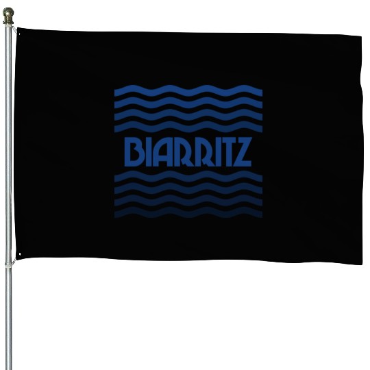 Biarritz France nostalgia House Flags