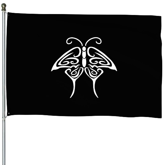 Tribal Butterfly Tattoo nostalgia House Flags