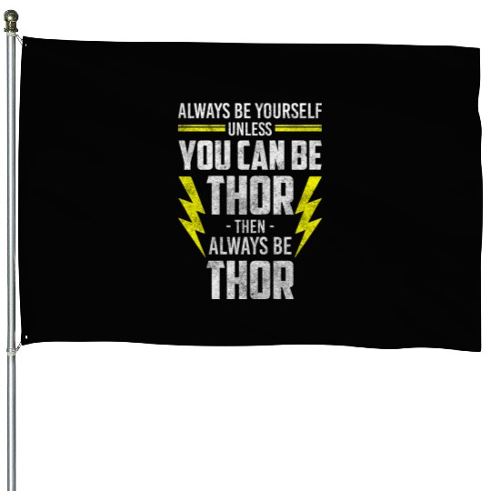 Thor Valhalla God Celtic House Flags